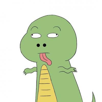 小恐龙头像可爱 网红绿色小恐龙卡通头像 第11张