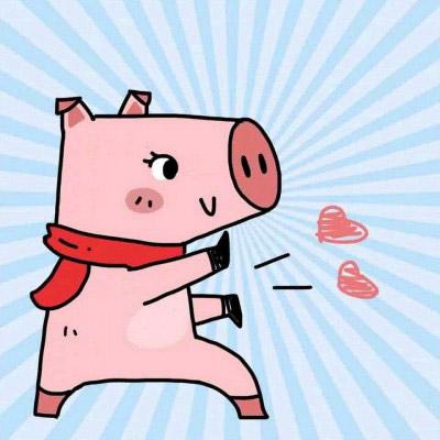 动漫猪图片情侣头像 卡通猪情侣头像呆萌系列 第11张