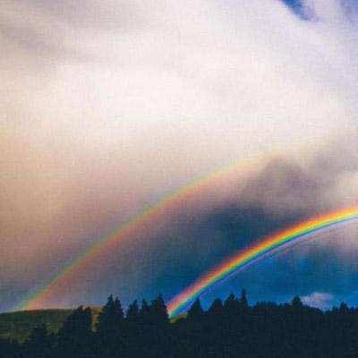 雨后彩虹图片真实照片 最漂亮的唯美的彩虹图片大全 第16张