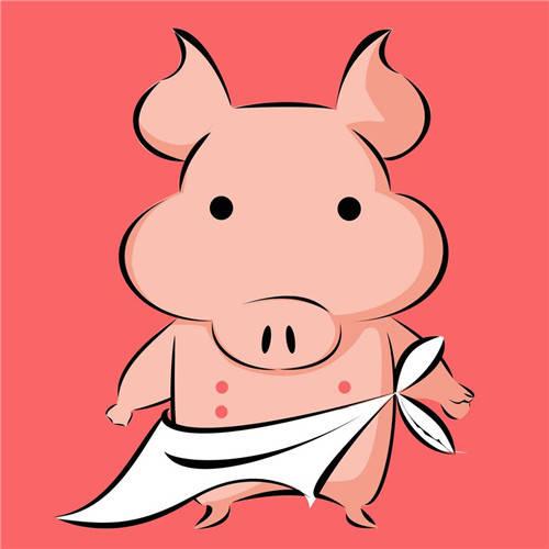 猪头像图片大全可爱卡通 呆萌可爱卡通小猪猪头像图片 第9张