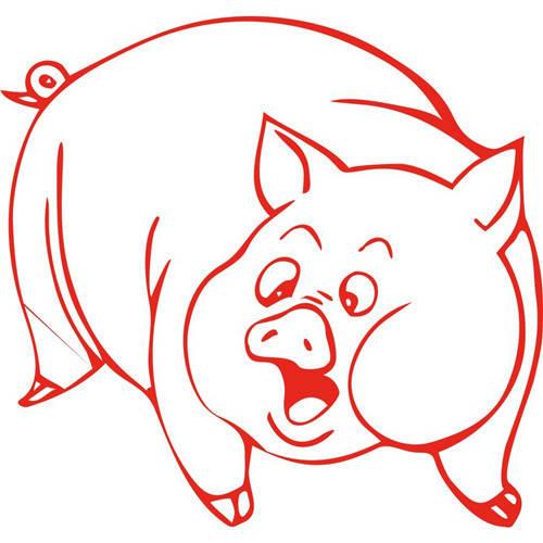 猪头像图片大全可爱卡通 呆萌可爱卡通小猪猪头像图片 第1张