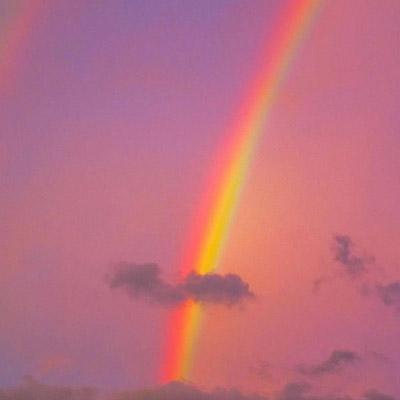雨后彩虹图片真实照片 最漂亮的唯美的彩虹图片大全 第11张
