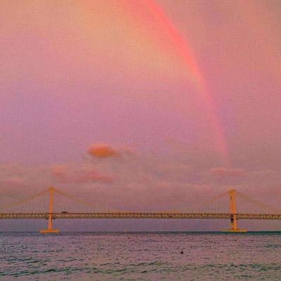雨后彩虹图片真实照片 最漂亮的唯美的彩虹图片大全 第13张