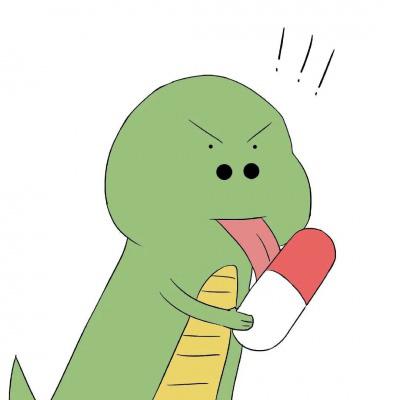 小恐龙头像可爱 网红绿色小恐龙卡通头像 第12张