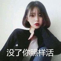 比较霸气的带字女生qq头像最新 没了你我照样活 第2张