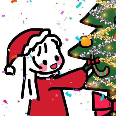 2020圣诞节专属可爱的卡通微信头像 没有远大理想只想天天开心 第10张