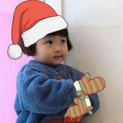 圣诞节小红帽头像可爱萌娃大全 最新好看的微信圣诞头像2018精选 第1张
