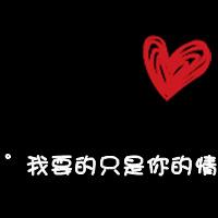 2013温馨的情侣带字头像 爱不单行相信你 第15张