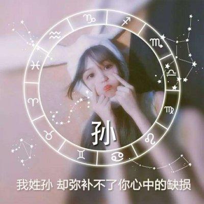 qq女生姓氏头像带字图片2018精选 我姓余却在你的世界不会多余 第10张