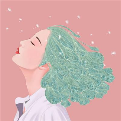 小清新女生插画QQ头像高清2018 与其抱歉还不如抱我 第5张