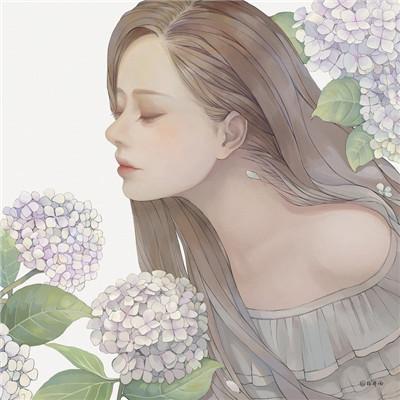 小清新女生插画QQ头像高清2018 与其抱歉还不如抱我 第2张